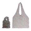 Elastic Handheld Shopping Bag Expansion Floral Paddy Bag Portable Foldable Stretch Bag  Snack