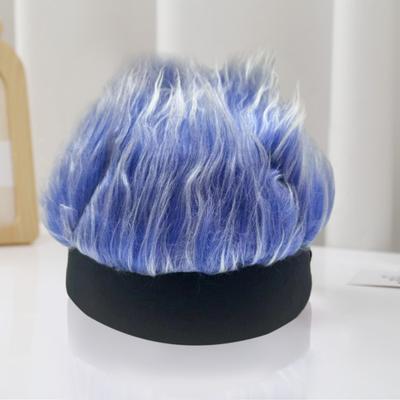 Peruka do cosplay Kapelusz Beanie Czapka Super miękka, wysoka, elastyczna, oddychająca wewnątrz, na zewnątrz, impreza świąteczna, czapka z dzianiny