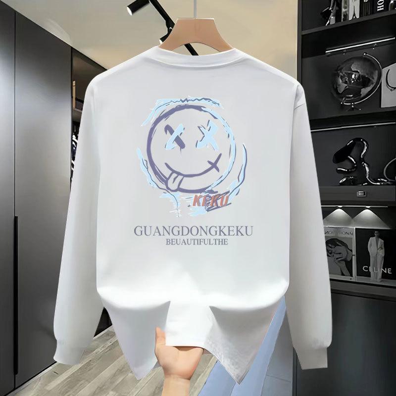 Long Sleeve Casual Men'S T-Shirt Pure Cotton High Quality Sweater Handsome Literary Versatile Bottom Top