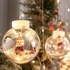 OEING Colorful 8-Function Plug-in Curtain String Lights