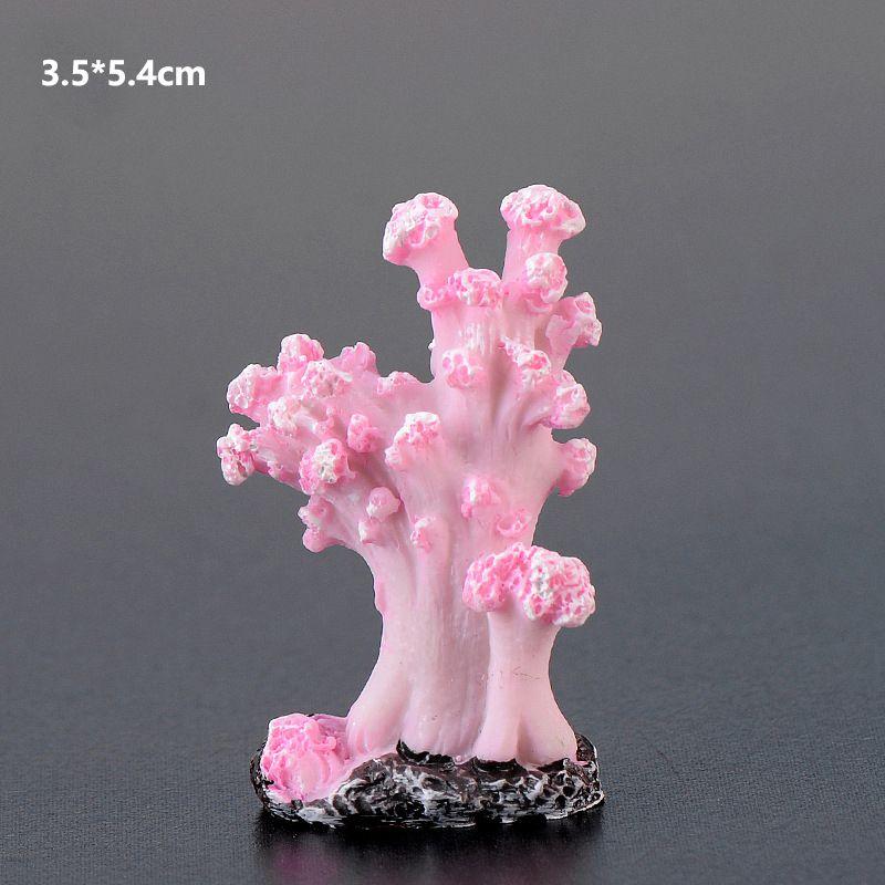 Colorful Resin Coral Ornament For Aquariums And Fish Tanks