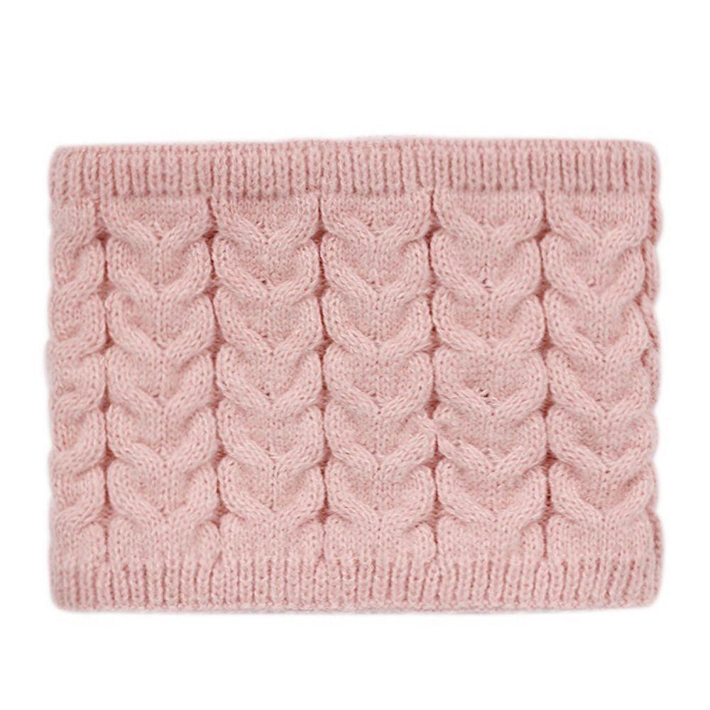 Solid Color Women Hat Scarf Gloves Set Beanie Hat Winter Knit Gloves Set  Winter Season