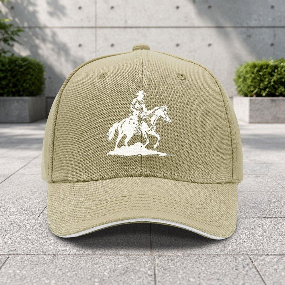 1 peça Chapéu de Baseball de Cowboy Ocidental Ajustável Chapéu de Bico de Pato Adequado Para Esportes ao Ar Livre Ciclismo Festivais de Música Presentes Leve