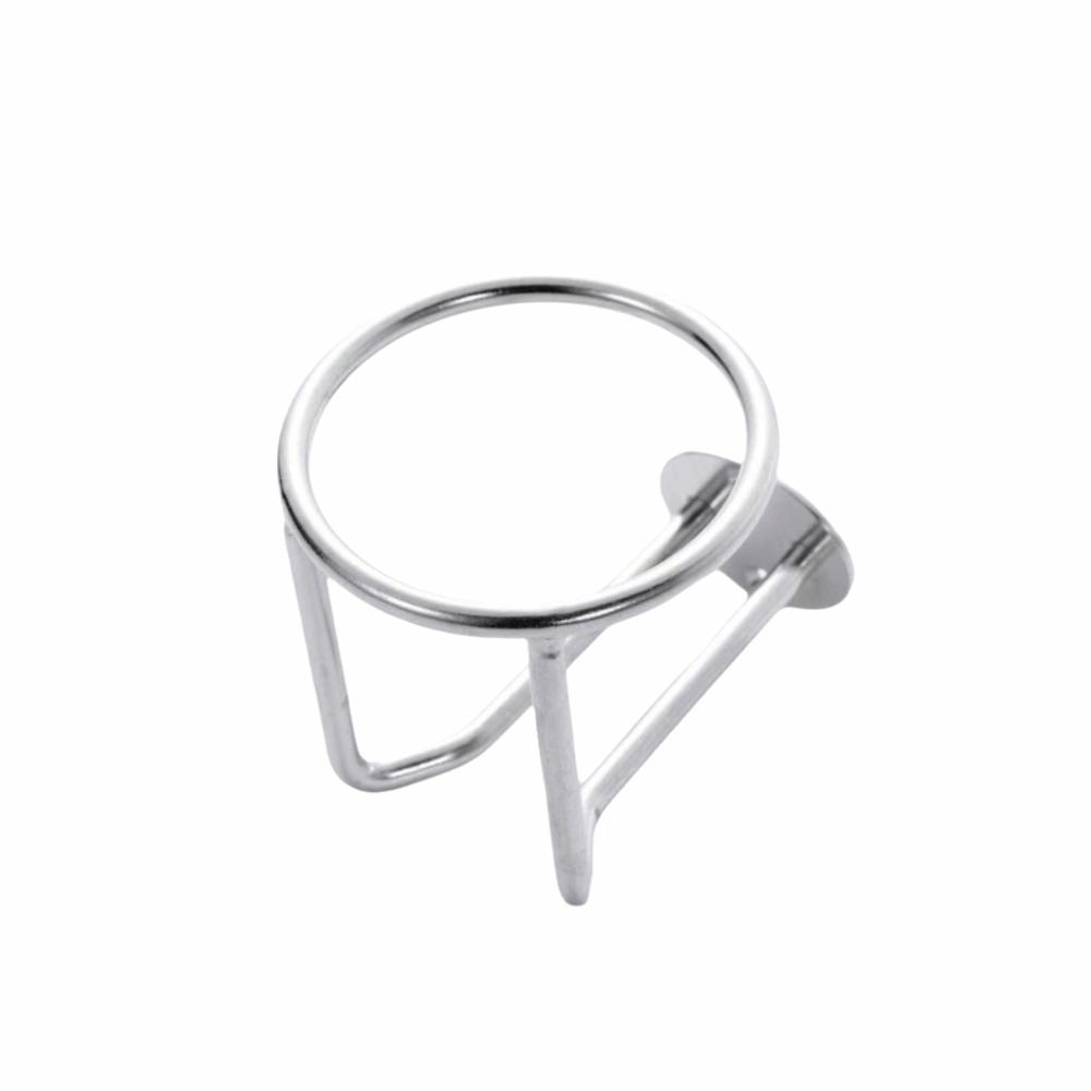 Anti-rust Boat Ring Cup Holder Mirror Polished Marine Drink Rack RV Beverage Holder Camper Van