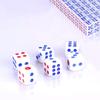 10/20/30/40PCS White Background Red Blue Dots Dice 10mm Size Classic Game Props Bar Party Gathering Supplies Board Game Dice ZYF
