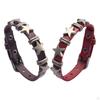 Star PU Leather Bracelet Goth Alloy Punk Adjustable Gift Fashion Buckle Clasp Wide Thick Accessories