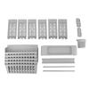 Classroom Deskside Bookshelf Large Capacity 6 Tier Multifunctional Slim Library Reading Storage