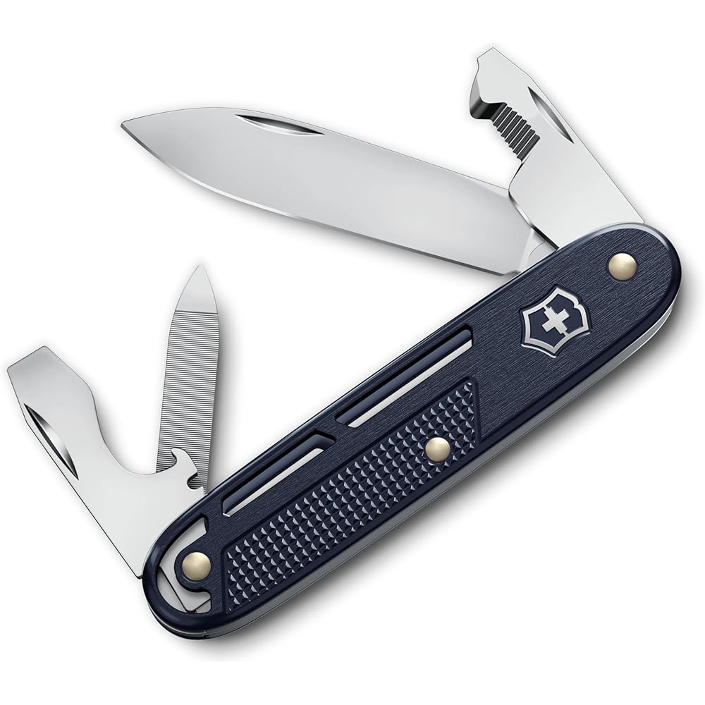 

Victorinox Alox Refined Synergy Blue Multi-Tool Knife 9 Functions Swiss Made Outdoor Camping Survival