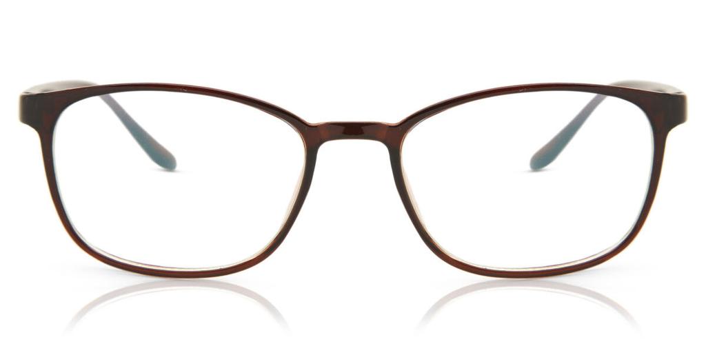 Full Rim Rectangle Brown Nude Smartbuy Collection Change 2421 C4 Fashion Women Eyeglasses