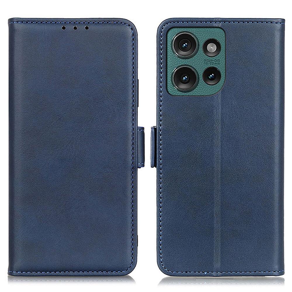 For Motorola Edge 50 Neo 5G/Moto S50 5G/Thinkphone 25 5G Case Stand Cowhide Texture PU Leather Phone Cover