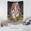 Buddhist Elephant Tapestry Wall Hanging Bohemian Thai Style Colorful Table Mat Printing Art Decoration Of Living Room