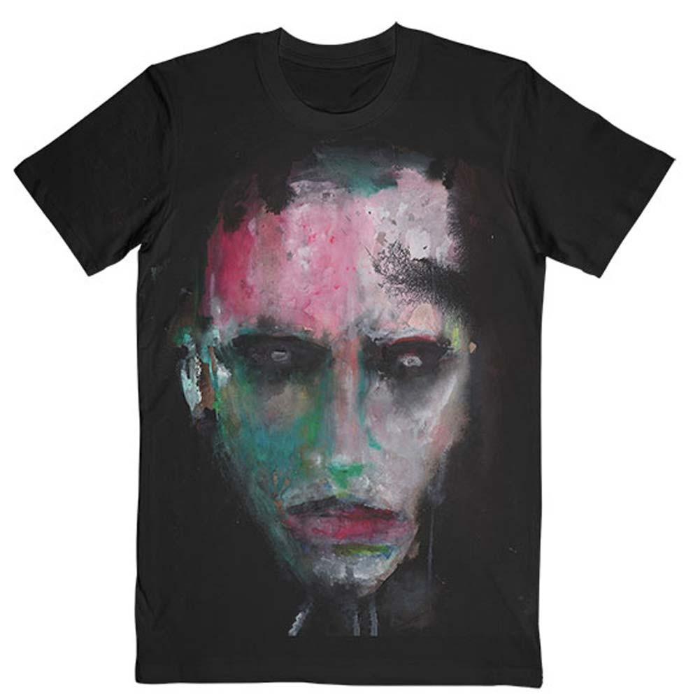 Mens Marilyn Manson We Are Chaos (Back Print) Slim Fit T-shirt Small Black S