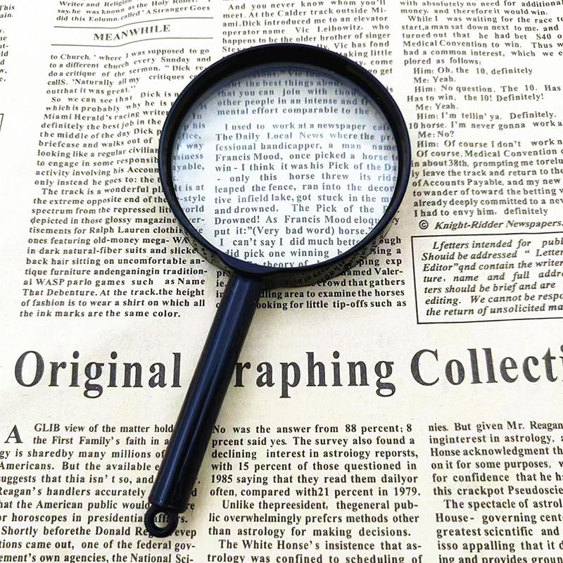 10/20/50pcs Mini Magnifying Glass Handheld Portable School Outdoor Use Scientific Supplies Students Observation Tools TMZ