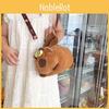Cute Capybara Pig Panda Cartoon Plush Children Bag For School And Outings