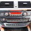 Carbon Fiber Style Center Console Trim Sticker for BMW X5 X6 E70 E71 Interior Panel