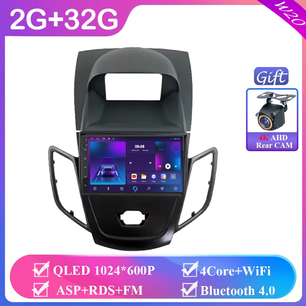 

4G BT для Ford fiesta 2008-2017 автомобильный радиоприемник стерео Carplay мультимедиа видеоплеер стерео навигация GPS Android Auto без 2din DVD