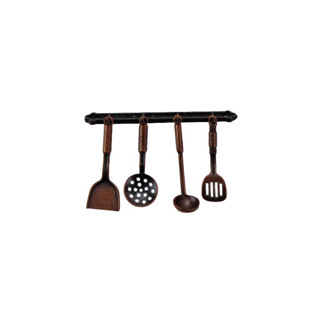 1:12 Scale 1:12 Mini Kitchen Utensils Sets Kettle Mini Kitchen Cooking Kit  Dollhouse Miniatures