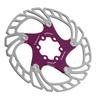 16cm Bicycle Floating Disc Brake Rotor with 6 Bolts Disc Brake Pad Rotors for Mountain Road Bike Repair Parts Purple