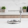 Floor Bird Stand with Tray Stainless Avian Feed Bowls Easy To Clean for