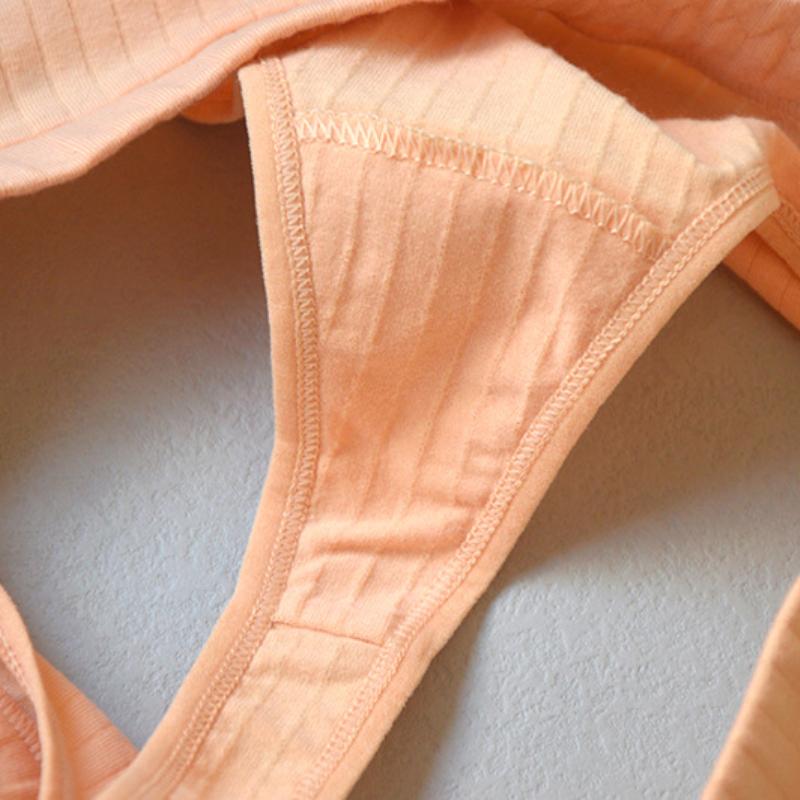 Kadın Pamuklu Tanga Düşük Bel Kadın Spor Bikini Külotu Elastik Rahat İç Çamaşırı Kadın Külot İç Çamaşırı M-XL