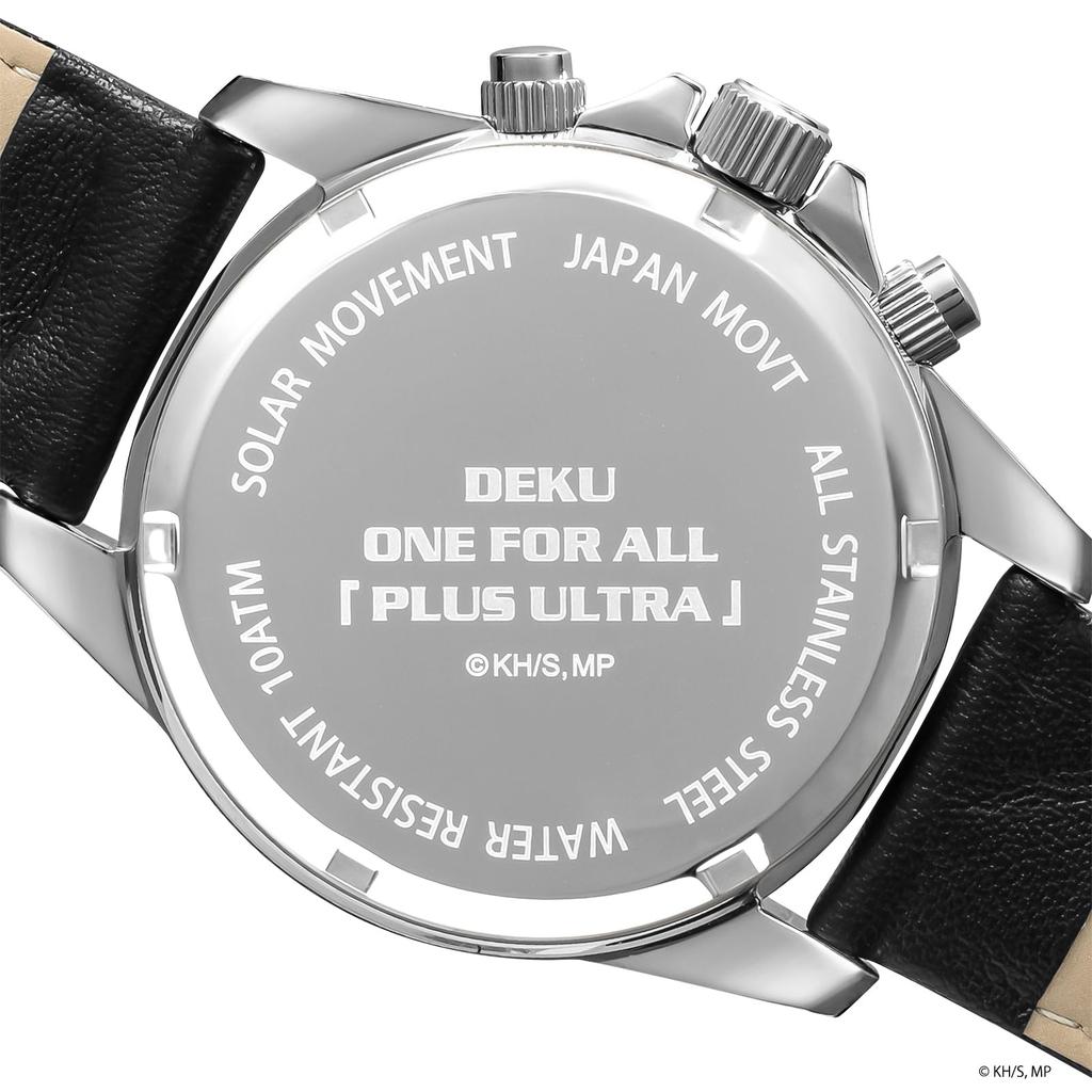 My Hero Academia Collaboration Watch Izuku Midoriya Model Solar 10 ATM Water Mineral Green [AngelClover] - - Powered, Resistant, Glass, Dial, HE40-DE,