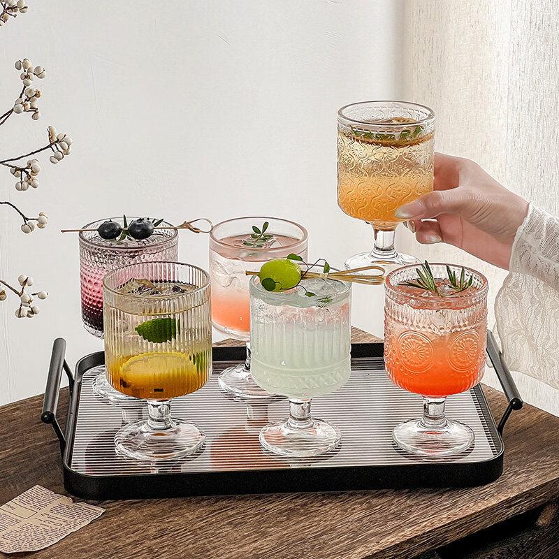 ZISIZ Designer Retro Ins-Style Universal Drink Glass