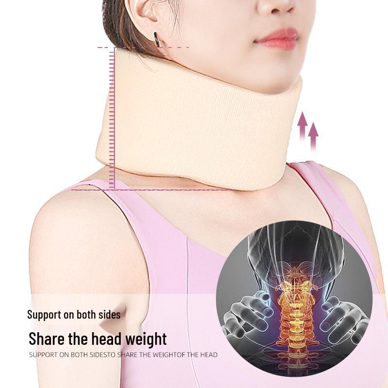 Adjustable Breathable Neck Brace: Sponge Collar for Men & Women, Ideal for Driving, Office, Home, Support & Protection