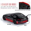1/24 Scale Benz Gtr Sports Alloy Car Model Metal Children Diecast Toy Car Modification Simulation Sound & Light Gift for Boy