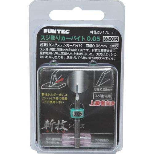 Funtec Zan-Gi Series Carbide 0.05mm Carbide Tool for Plastic Models (SB-005)