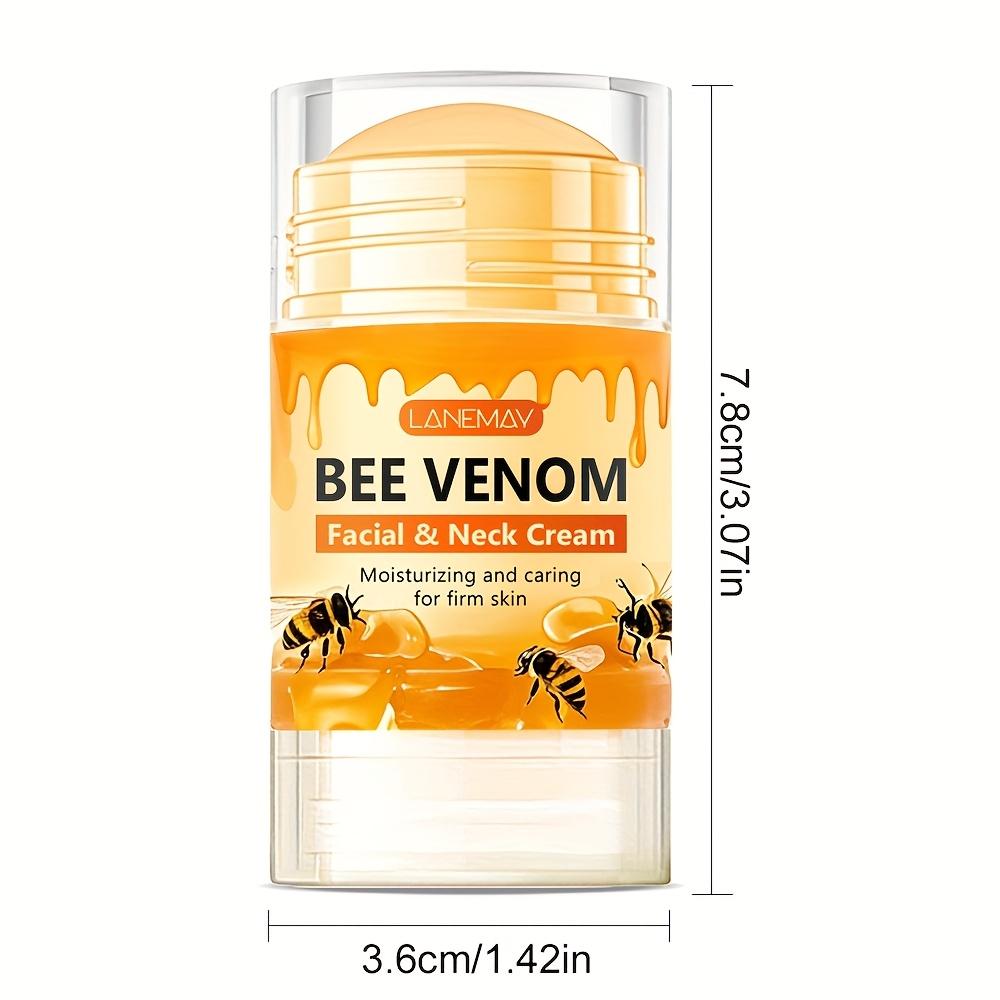 Crema Viso e Collo al Veleno d'Ape - Rassoda, Solleva e Tende Beige Chiaro, Migliora l'Aspetto del Rilassamento Cutaneo Beige Chiaro - Adatta a Tutti i Tipi di Beige Chiaro