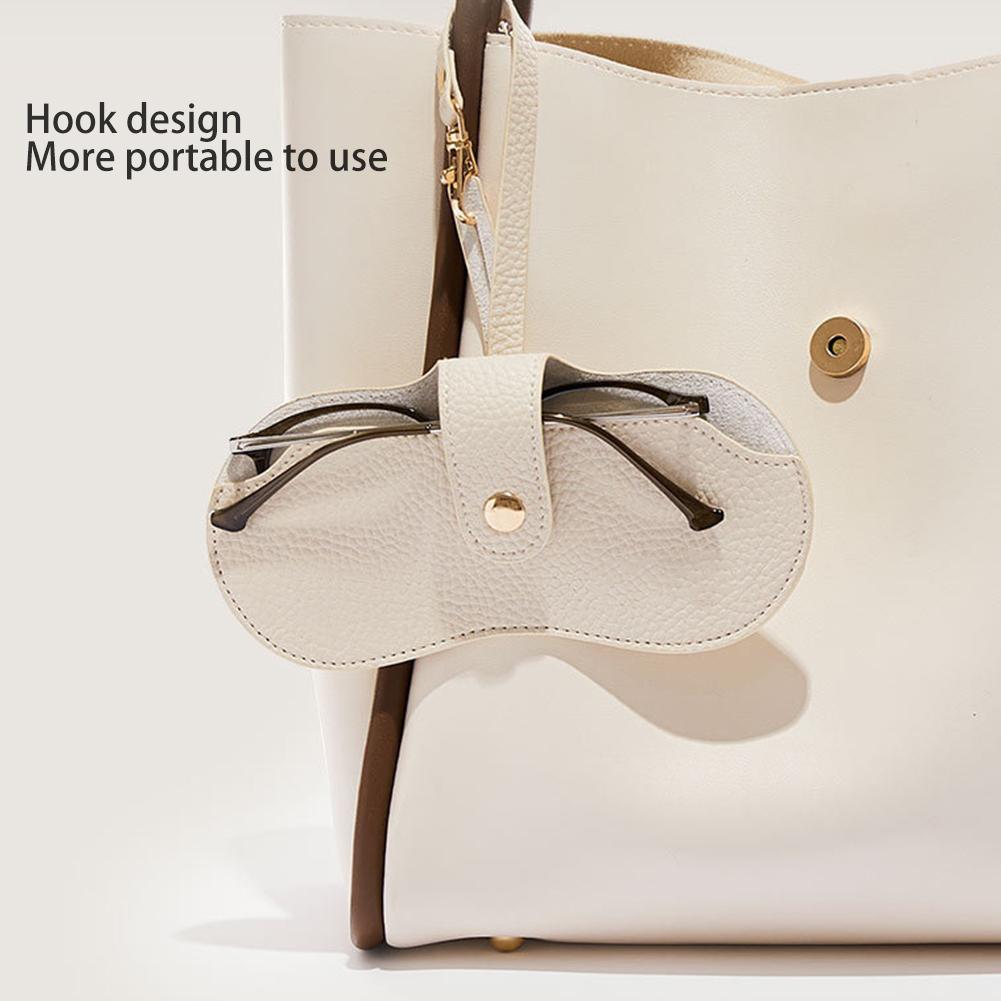 Soft Leather Portable Glasses Bag Slim Fashion Sunglasses Case Spectacle Case Travel Glasses Organizer Protective Cover