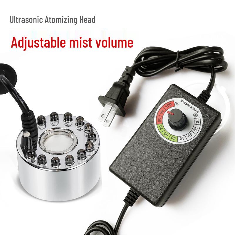 12V Solar-Powered Ultrasonic Single-Head Fog Maker Humidifier