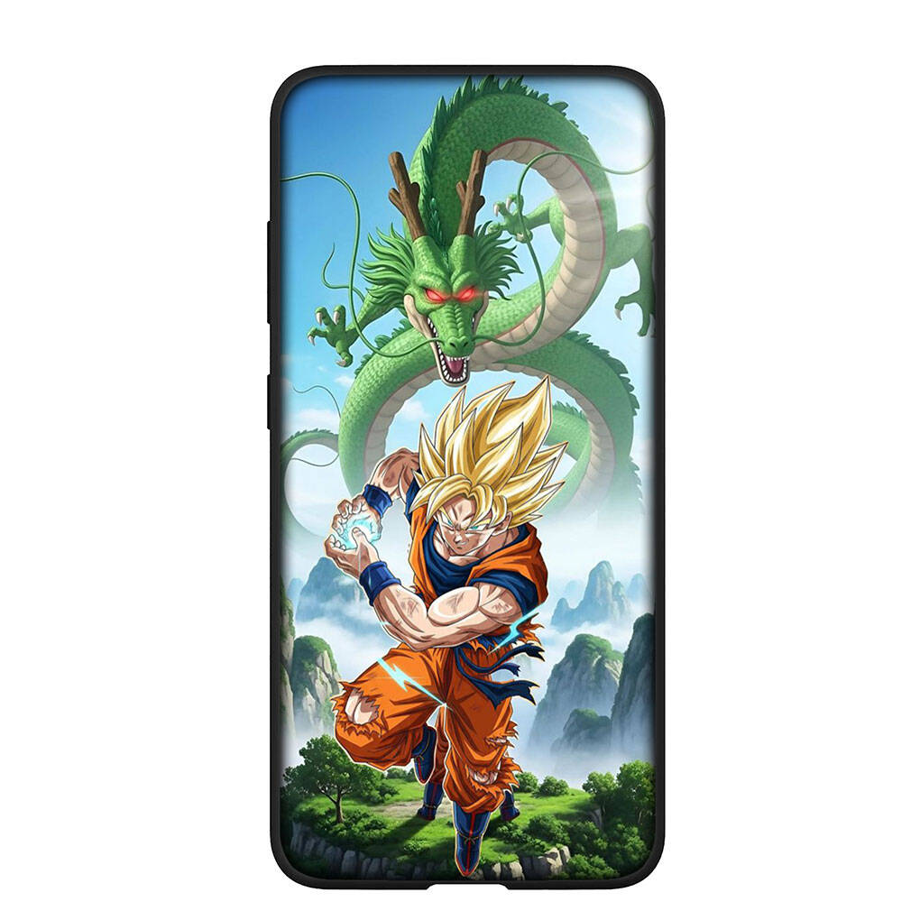 Phone Case for iPhone 17 15 16 Plus Redmi Note 14 12 11 13 Pro Max Huawei P30 P20 Lite OPPO A60 A40 A80 A38 A54 Cartoon Dragon Gokus Ball Vegeta Cover