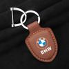 Leather Car Emblem Keychain Keyring For BMW E60 F10 E46 F30 E90 G11 G12 G30 G38 F20 X5 E70 E39 E36 E87 X7 E92 E91 E28 G20 yshk28