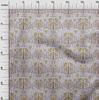 oneOone Cotton Flex Dark Olive Green Fabric Asian Suzani Floral Sewing Material Print Fabric By The Yard 40 Inch