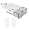 1 Set Under Desk Storage Box Pull-out Storage Transparent Practical Self-Adhesive Under Desk Drawer Home Use