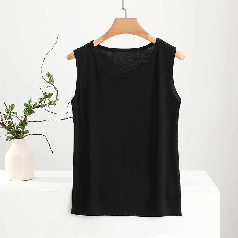 

Топ-майка модальный большого размера с широкими плечами - Дышащий, Влагоотводящий, Летний повседневный без рукавов 4XL [150-165 lbs]