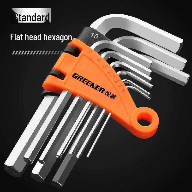 Green Forest Universal 6-Sided Hex Wrench and Screwdriver Set