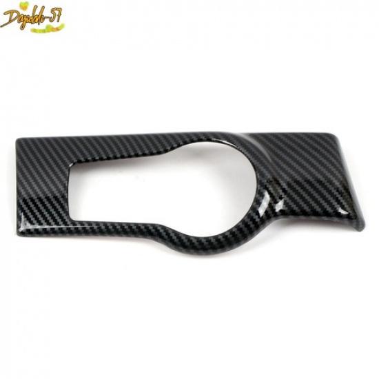 ABS Carbon Headlight Button Switch Cover Trim 1pcs For Dodge Durango