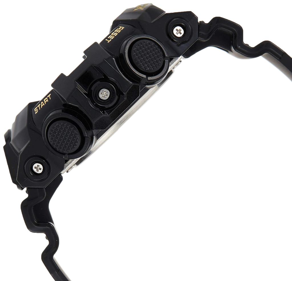 Casio Quartz Resin Casual Watch One Size Black Gold Men's 'G SHOCK'