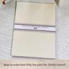 Zun Jue Watercolor Accordion Book Planner, Cotton Pulp Fine Grain 300g Medium Coarse Texture Postcard