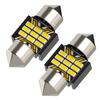 [For 12V-24V Cars] T10 X 28mm LED Room Lamp, White,
