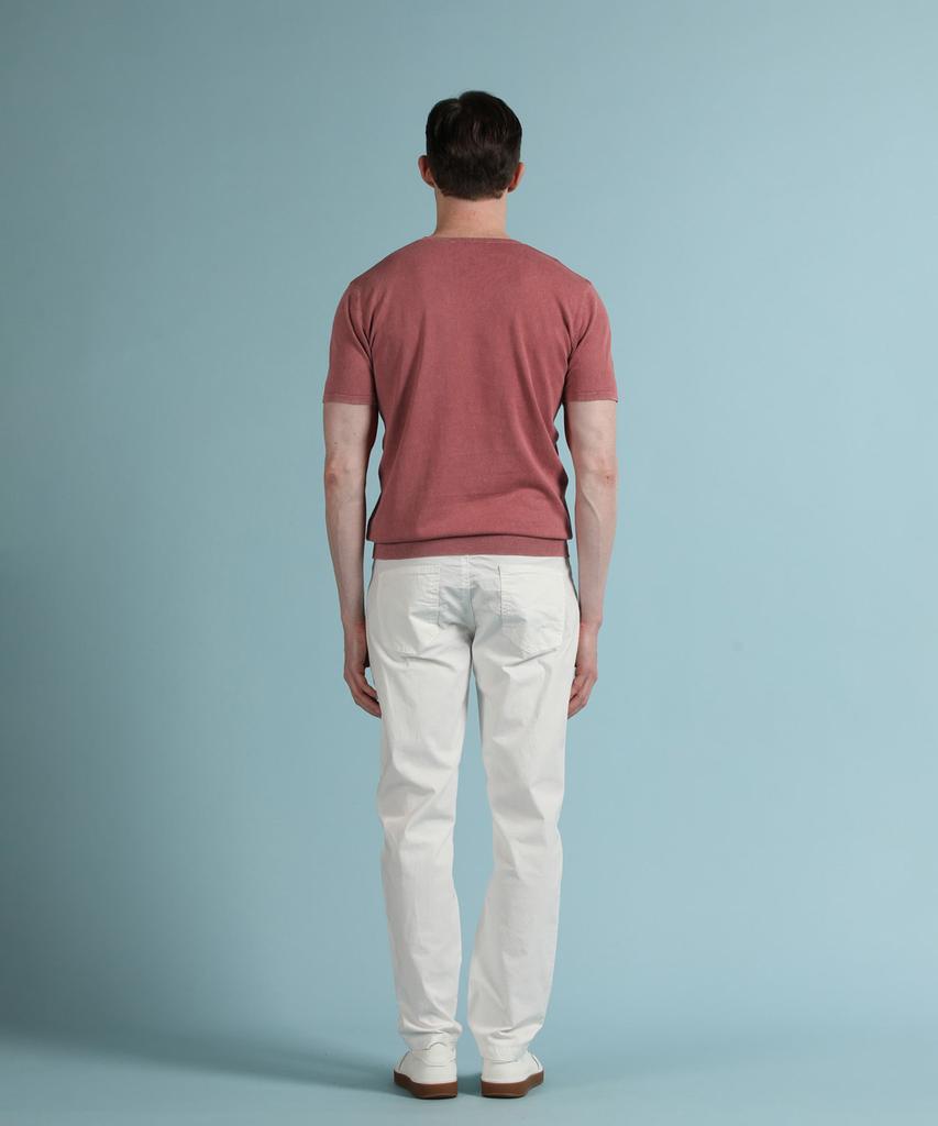 PANICALE Red Vintage Washed Round Knit (Type A)