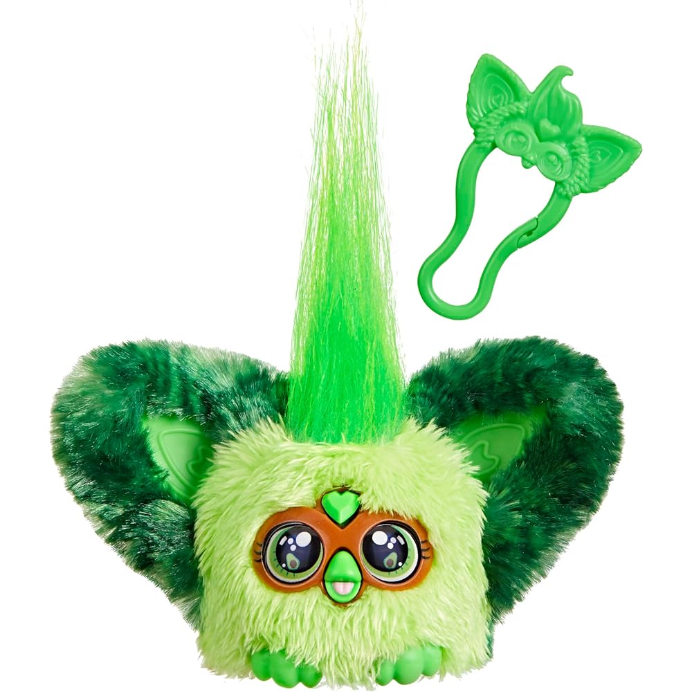 

Hasbro Furby Furblets Mini Plush Toy Avocado Green 6 Years and Up G3367
