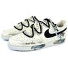Nike Zapatillas de Skate Court Vision 1 Caña Baja Hombre Blanco Negro DH2987-101(Equipo45-2.0)