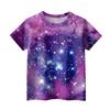 Kleinkind Mädchen Jungen Shirt Niedlich Sternenhimmel Bedruckte T-Shirts Kinder Shirts 1-15 Jahre