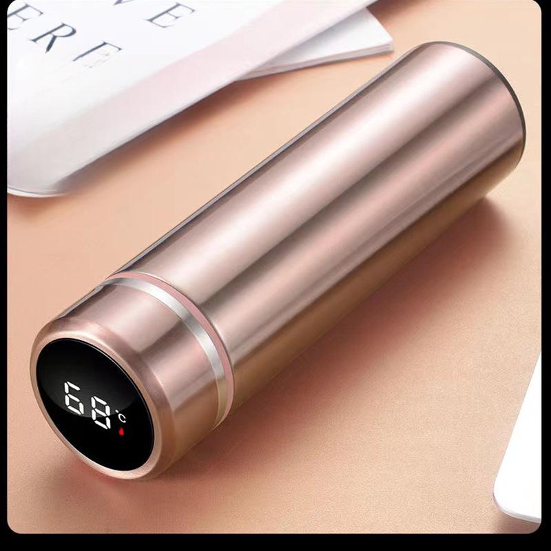 Intelligent Temperature Display Thermos Cup 316 Stainless Steel Tea Separation Double-layer Water Cup Enterprise Business Gifts