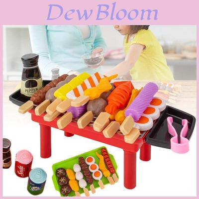 Buntes Grill-Rollenspiel-Lebensmittel Kinder-Spielzeugset für fantasievollen Küchenspaß