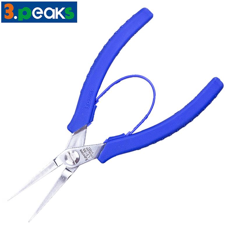 3.Peaks Stainless Steel Long Flat Nose Pliers