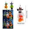 1-5PCS Halloween Hanging Ghosts with Pumpkin Straw Windsock Outdoor Decor for Garden Lawn Party Scary Pendants Holiday